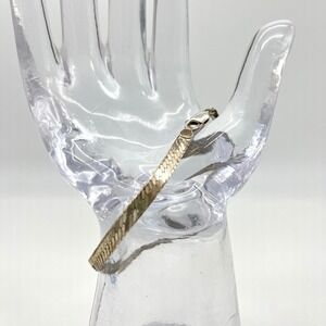 Vintage‎ Italy 925 Sterling Silver Herringbone Bracelet 8 Inches